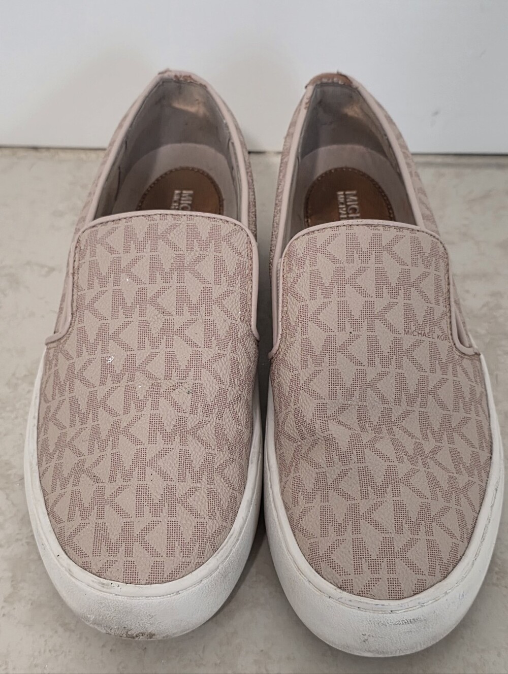 Michael Kors Pink Slip On Sneakers